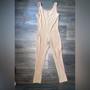 Heart & Hips Tan Jumpsuit
